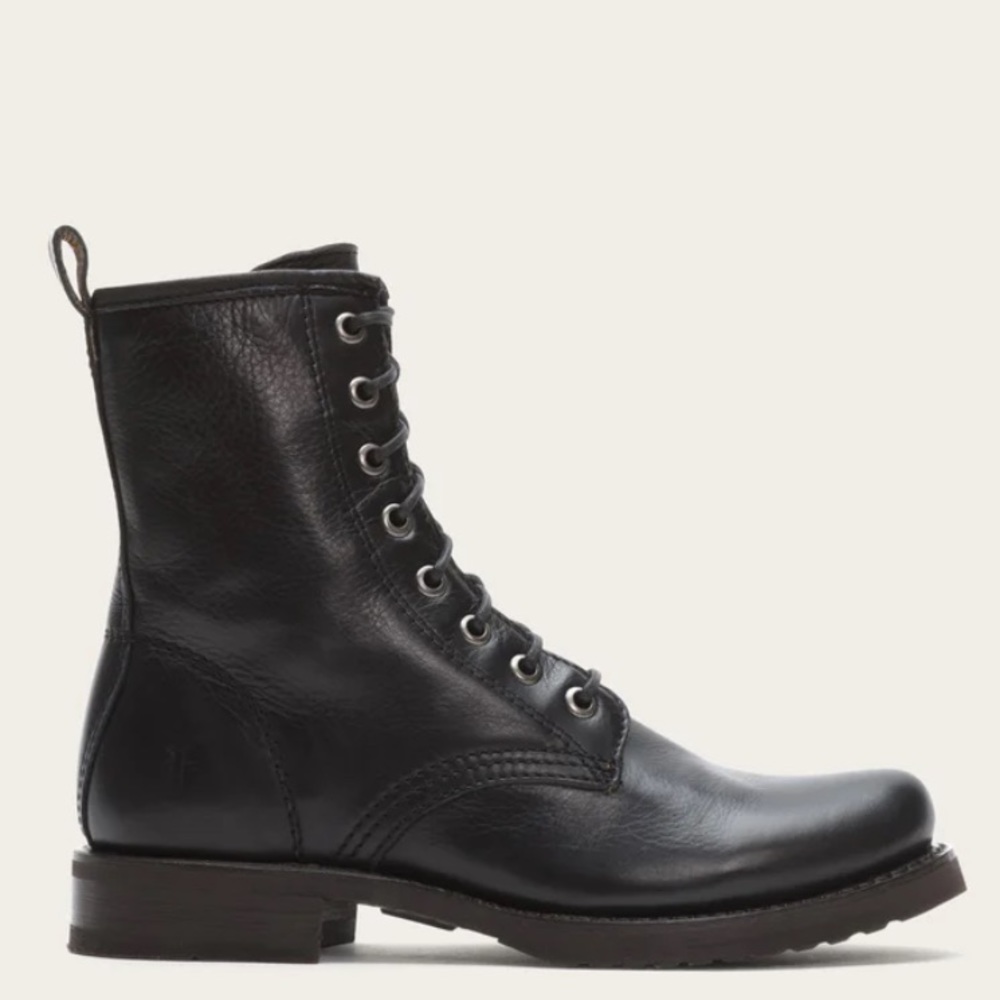 frye veronica combat black